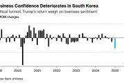 政治動蕩沖擊下 韓國企業(yè)商業(yè)信心創(chuàng)四年來最大跌幅