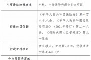 遼寧華鼎保險銷售公司被罰2萬元：出租、出借保險代理業(yè)務(wù)許可證