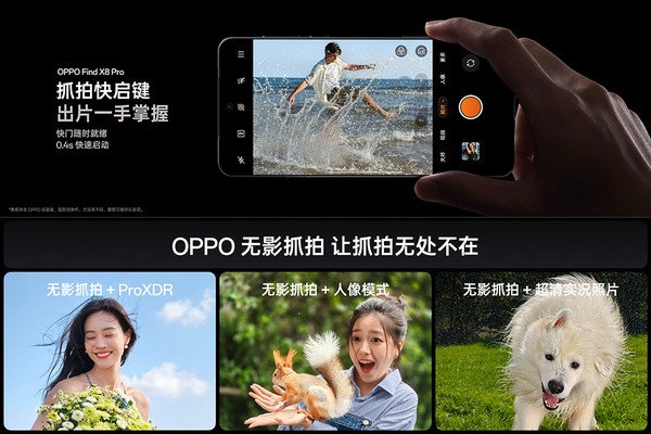 出片還不就是小事！OPPO Find X8系列抬手就出片