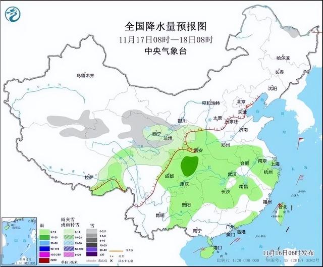 冷冷冷！大風＋降溫都來了！全國冰凍線進程圖出爐，這些地方雨雪天氣持續(xù)在線