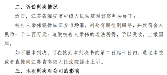 操縱股票！金運激光實控人被判4年