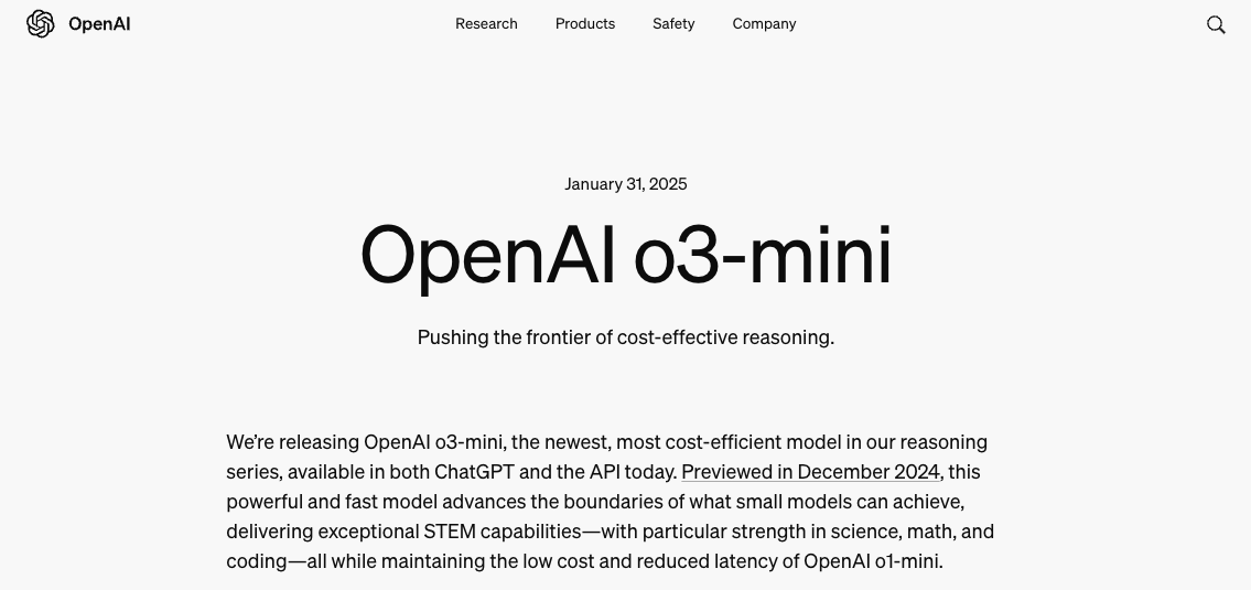 最新！OpenAI上架推理模型o3-mini，首次向免費用戶開放！AIME測試中，o3-mini最高準確率達87.3%